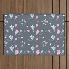 Cotton Candy Twist Outdoor Rug