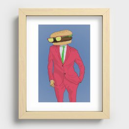 Burger Mr. Recessed Framed Print
