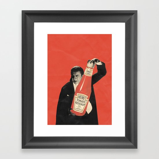 Vegetarian Vampire Framed Art Print