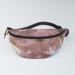 Pink Cherry Blossoms Ornamental Flowering Branch Fanny Pack