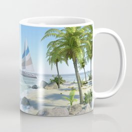 Tropical Island Paradise Mug