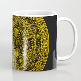 Mayan Calendar 24K Gold Coffee Mug