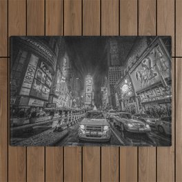 Times Square NY Outdoor Rug