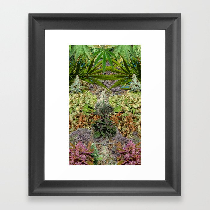 Marihuanaaas Framed Art Print
