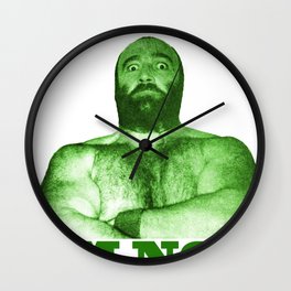 Memphis Wrestler Joe Leduc Wall Clock