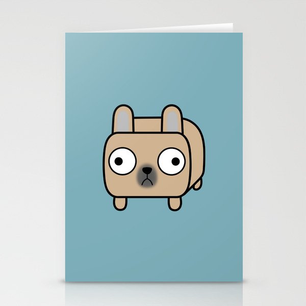 French Bulldog Loaf - Fawn Frenchie Stationery Cards