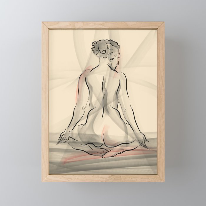 Meditation Framed Mini Art Print