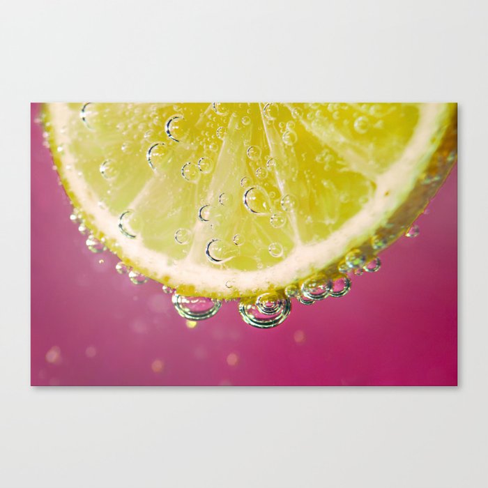 Pink lemonade Canvas Print