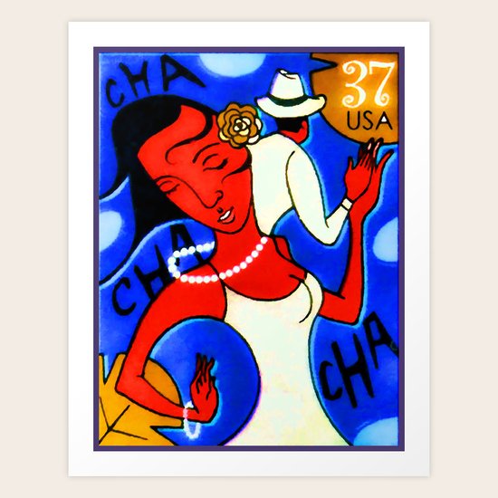 Cha-cha-cha Art Print