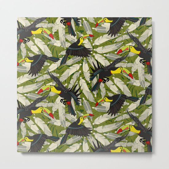 toucan jungle Metal Print