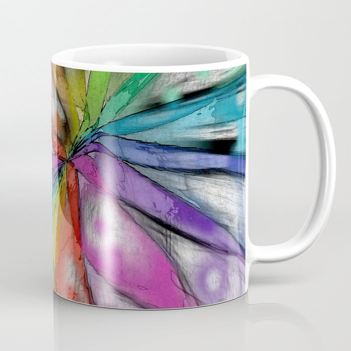 Kaleidoscope Dragonfly Coffee Mug