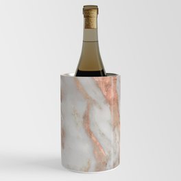 rose gold marble Wine Chiller