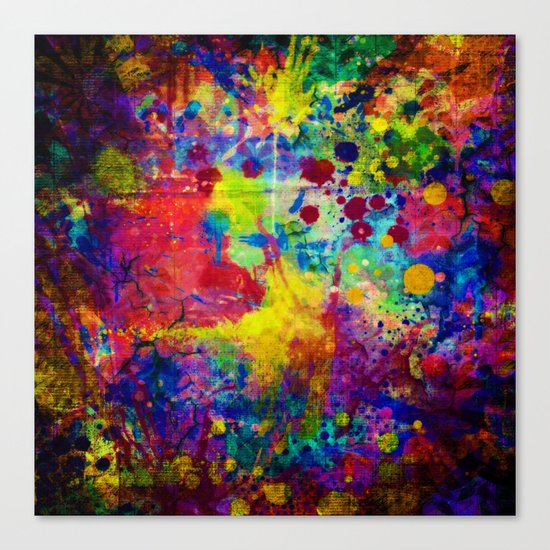 colorful canvas ii Canvas Print