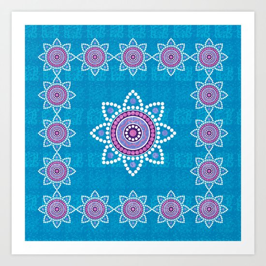 Asian ornament Art Print