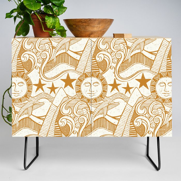 into the wild desert sun Credenza