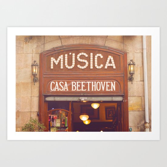 Casa Beethoven* Art Print