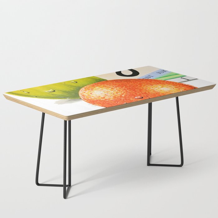 apple and orange fruit Coffee Table