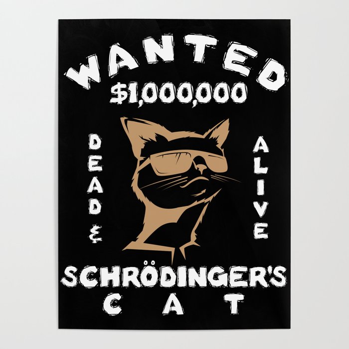 Details about   Wanted Dead Or Alive Schrodinger's Cat Coffee Mug