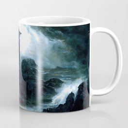 A lighthouse in the storm Mug