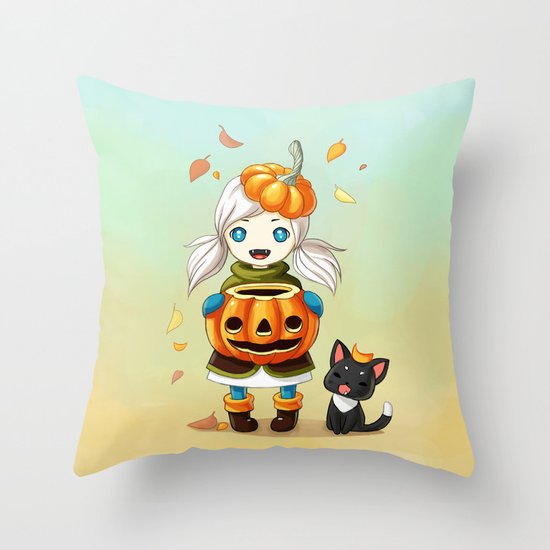Pumpkin 2 Throw Pillow