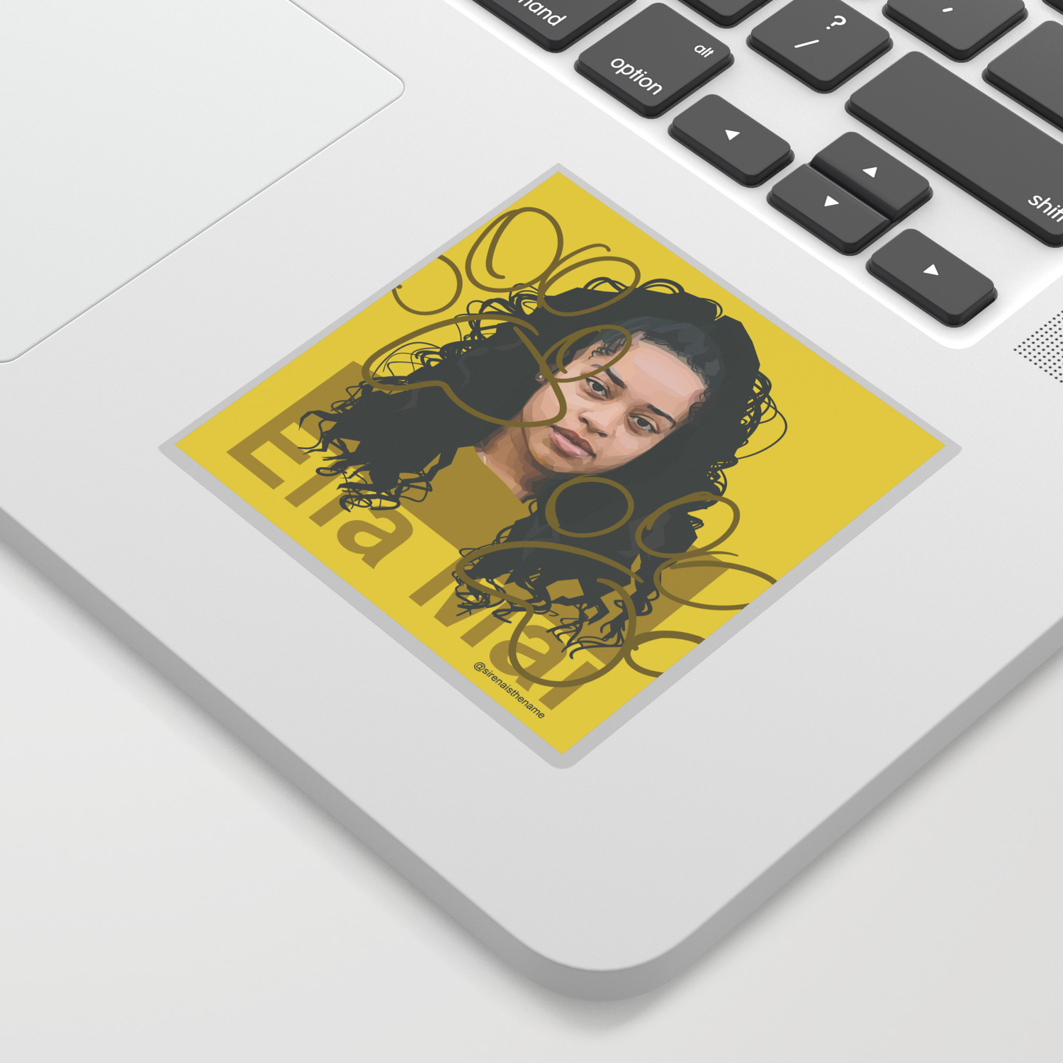 Ella Mai Sticker by sirenaisthename | Society6