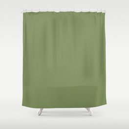 Rustic Wisteria ~ Light Olive Green Shower Curtain