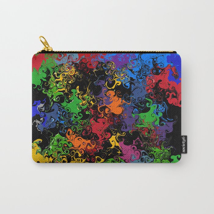 Rainbow Abstract 4 Carry-All Pouch