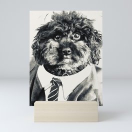 Poodle Boss Mini Art Print