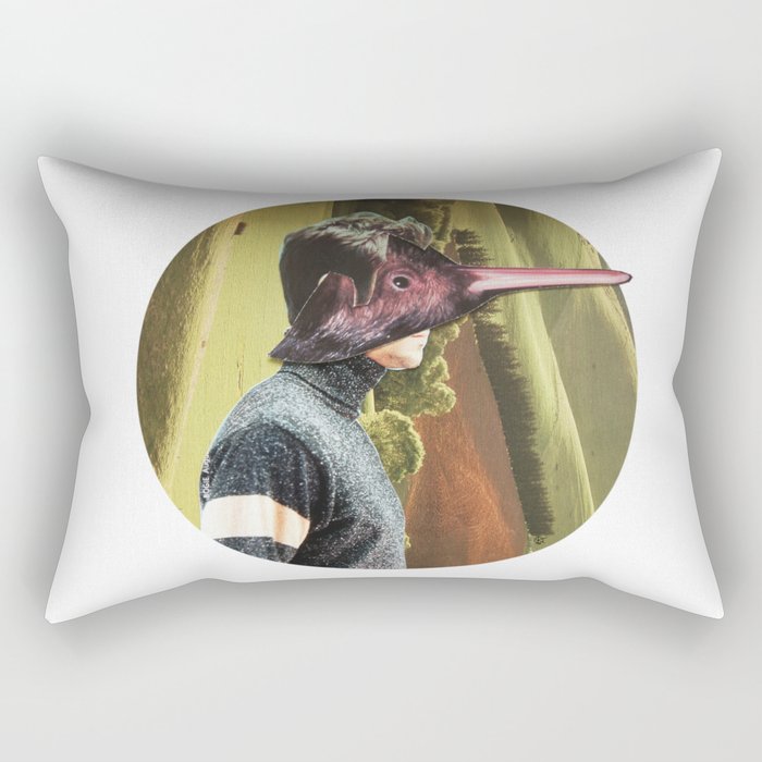 The Kiwi Bird Man Rectangular Pillow