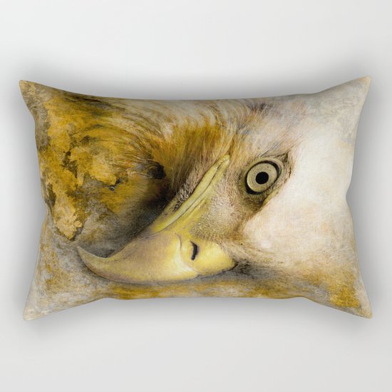 Golden Eagle Rectangular Pillow