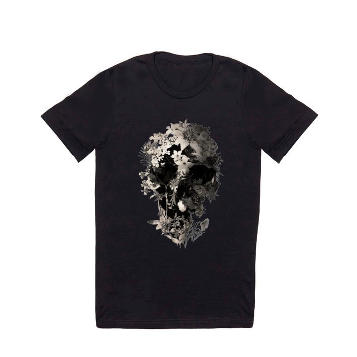 Spring Skull Monochrome T Shirt by Ali GULEC | Society6