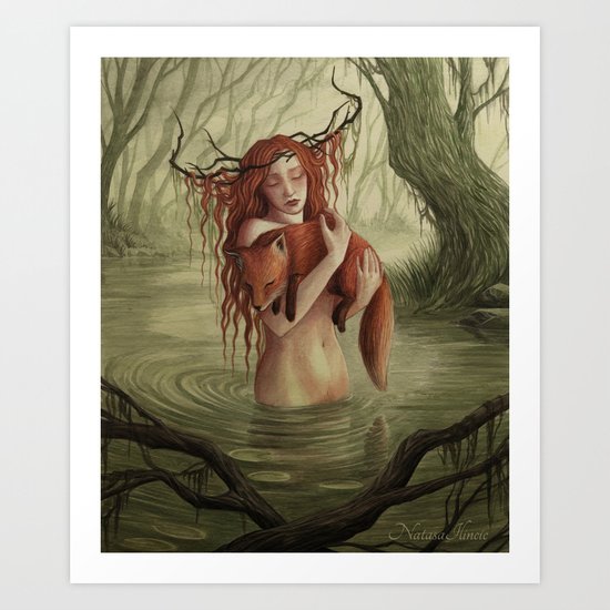 A feeble heartbeat under bone Art Print