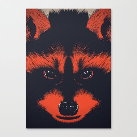 raccoon Canvas Print