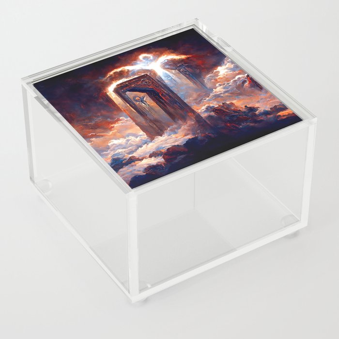 Ascending to the Gates of Heaven Acrylic Box