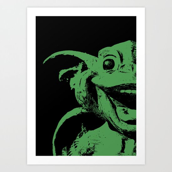 Happy Gargoyle Art Print