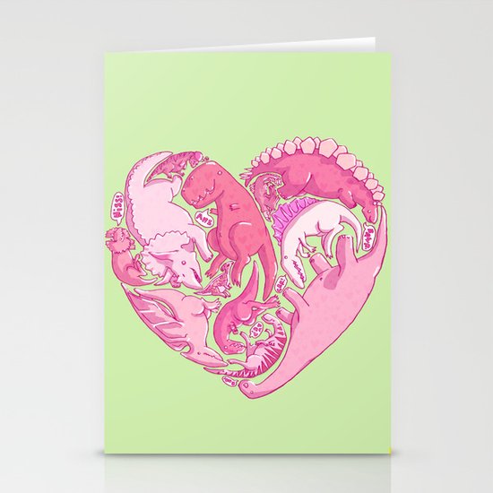 Loveasaurus Stationery Cards