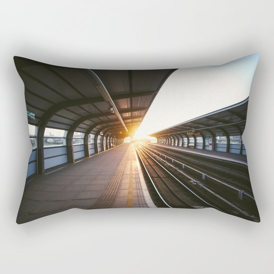 The light at the end of the tunnel Rectangular Pillow