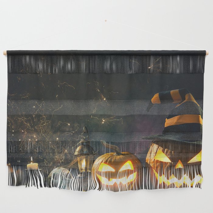 Halloween Pumpkins Wall Hanging