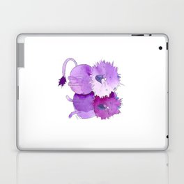 Valentines Day | Spring singing cats couple in love Laptop Skin