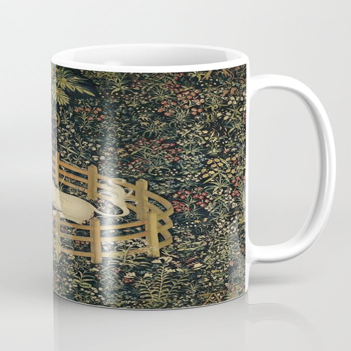 The Unicorn Rests in a Garden (from the Unicorn Tapestries) Coffee Mug