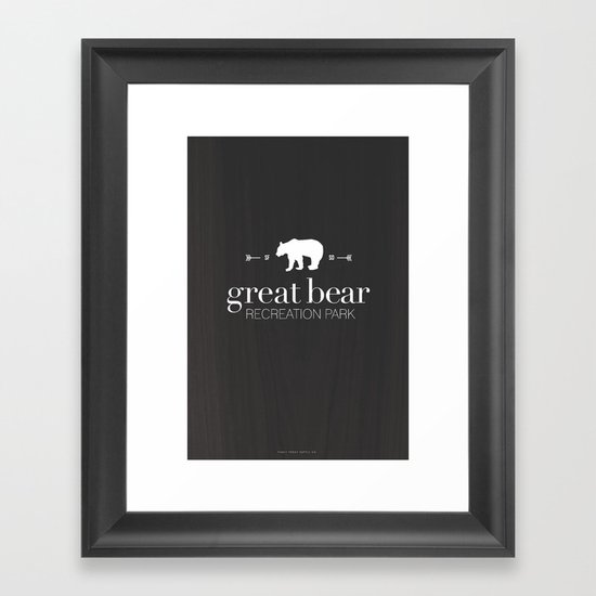 Great Bear Recreation Park Framed Art Print