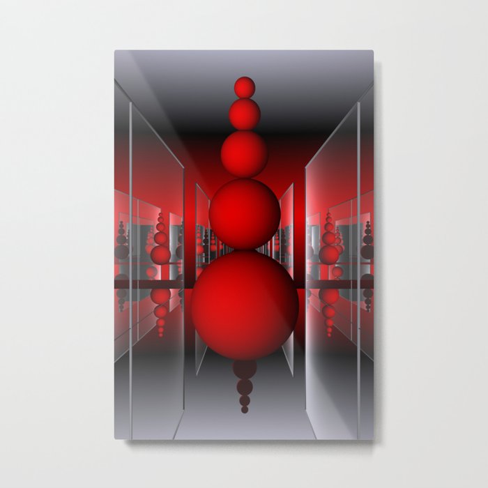 room  with mirrors -a- Metal Print