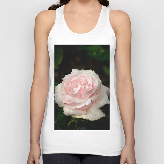 Rose twins with droplets Unisex Tank Top