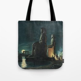 The Colossi of Memnon - Carl Friedrich Heinrich Werner  Tote Bag