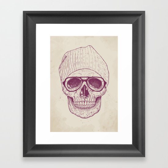 Cool skull Framed Art Print