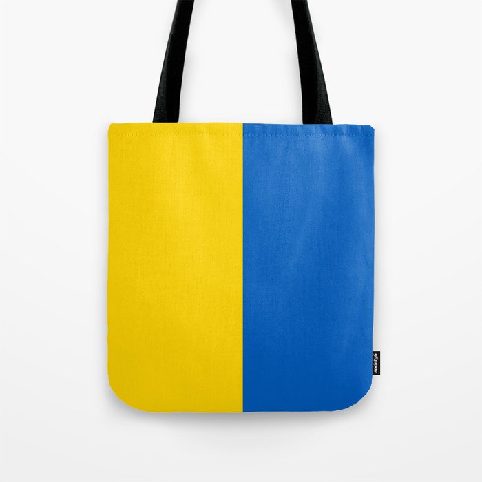Blue and Yellow Flag Vertical Tote Bag