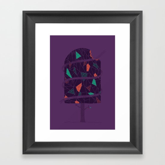 Tasty Tree Framed Art Print