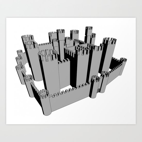 Castle Art Print