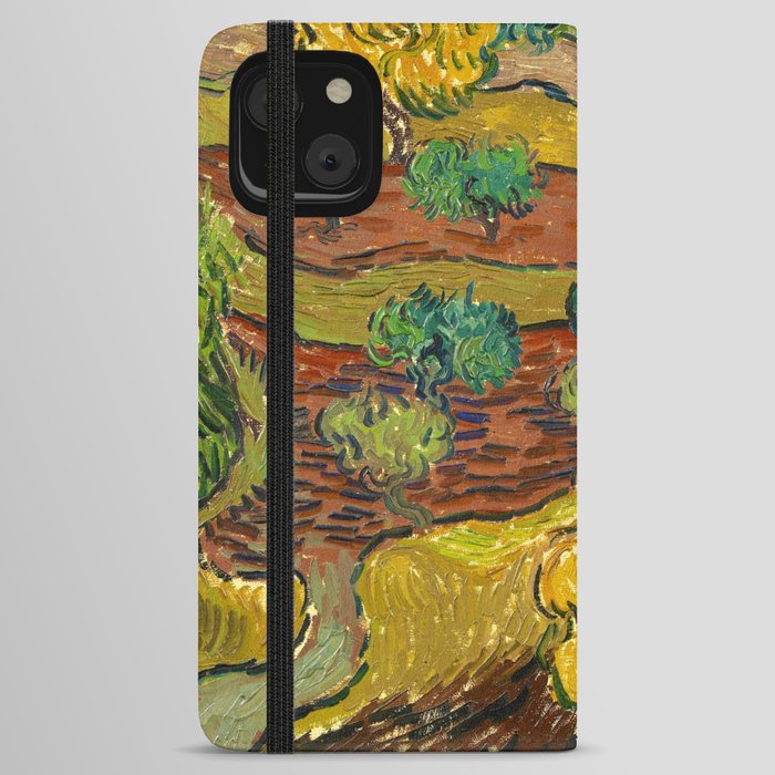 Vincent van Gogh "Olive trees on a hill" iPhone Wallet Case