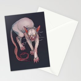 Goblin cat Stationery Cards